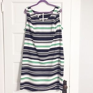 Dress Barn Woman Striped Sleeveless Dress - Sz 20